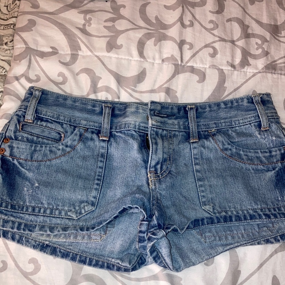 Denim shorts